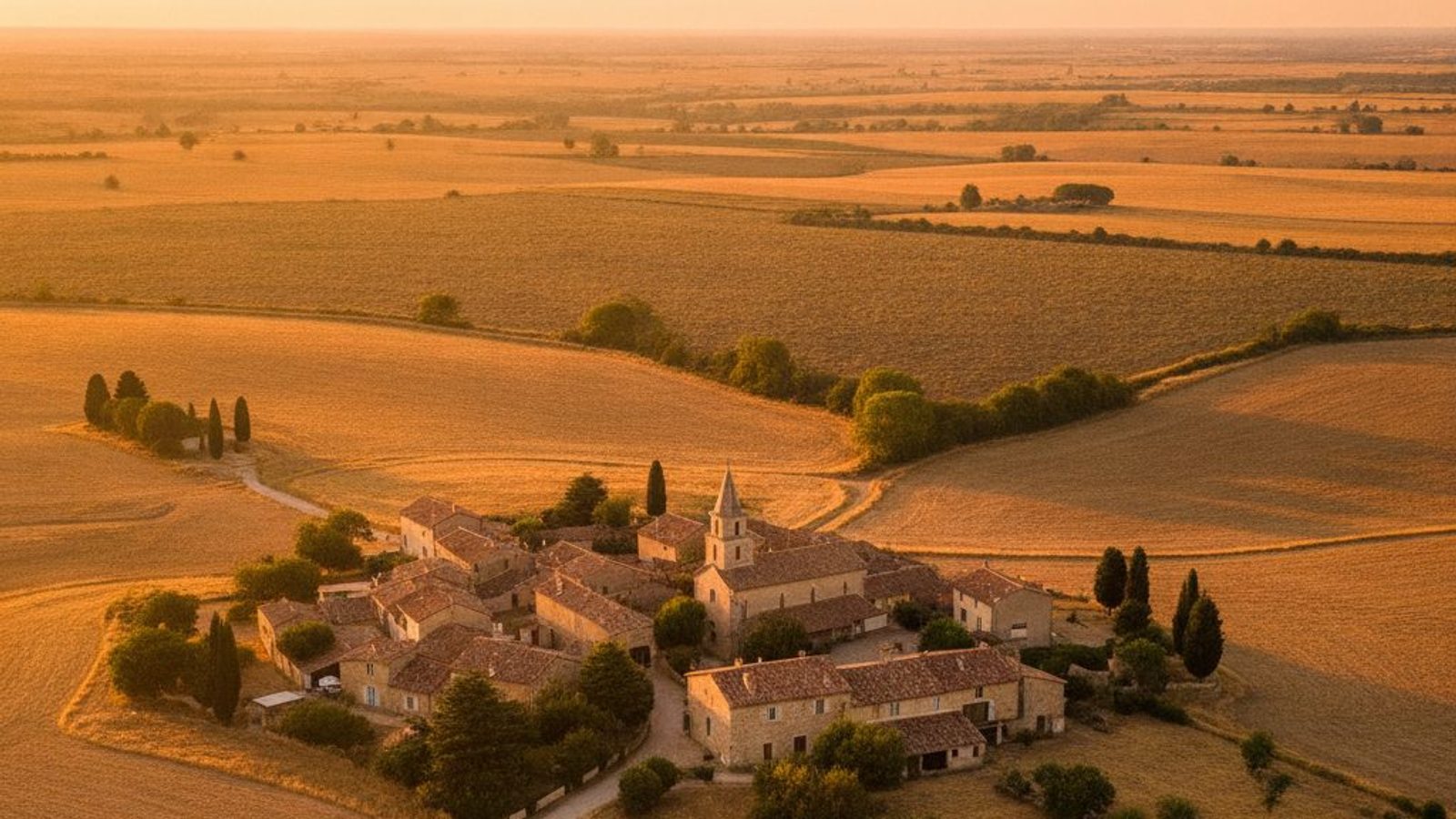 Communes françaises face à la sécheresse (illustration)