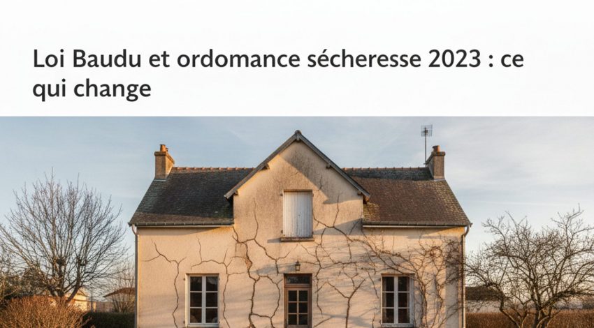 Loi Baudu et ordonnance sécheresse 2023 : ce qui change