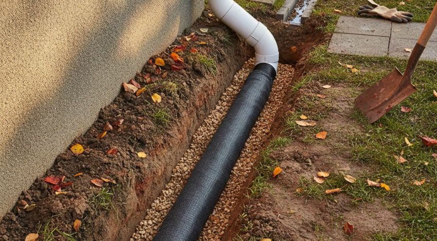 Drainage, gouttières, pente : protéger ses fondations sur argile