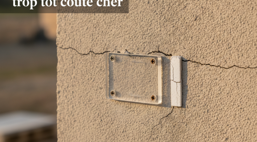 Fissures RGA : pourquoi réparer trop tôt coûte cher